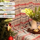 Плед флисовый новогодний Экономь и Я «Новогодний узор» 150×200 см - Фото 2