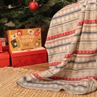 Плед флисовый новогодний Экономь и Я «Новогодний узор» 150×200 см - Фото 7