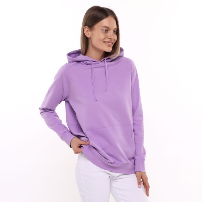 Толстовка женская, цвет сирень, размер 44 64246