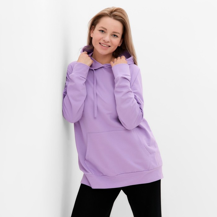 Толстовка женская, цвет сирень, размер 54 64250