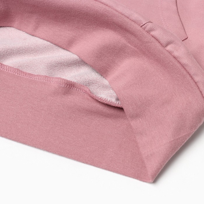 Толстовка женская, цвет сухая роза, размер 48 64252