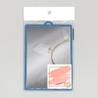 Зеркало настольное, прямоугольное, настенное, 9.8×14.1 см, (9.2×13 см), МИКС - Фото 6