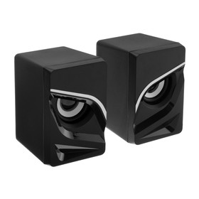 

УЦЕНКА Компьютерные колонки 2.0 Qumo Rage AS005, 10 Вт, USB, чёрные