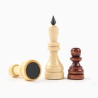 Шахматы деревянные гроссмейстерские, турнирные, король h-10.5 см, пешка h-5.3 см - фото 3901352