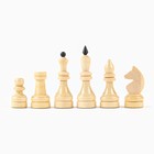 Шахматы деревянные гроссмейстерские, турнирные, король h-10.5 см, пешка h-5.3 см - фото 9058116