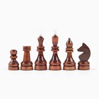 Шахматы деревянные гроссмейстерские, турнирные, король h-10.5 см, пешка h-5.3 см - фото 9058117