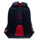 Рюкзак школьный, 40 х 27 х 20 см, Grizzly 361, эргономичная спинка, отделение для ноутбука, синий RG-361-2_3 - Фото 6