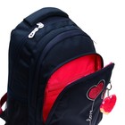 Рюкзак школьный, 40 х 27 х 20 см, Grizzly 361, эргономичная спинка, отделение для ноутбука, синий RG-361-2_3 - Фото 8