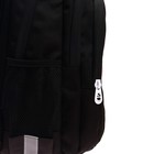 Рюкзак школьный, 40 х 27 х 20 см, Grizzly 361, эргономичная спинка, отделение для ноутбука, чёрный RG-361-2_1 - Фото 16