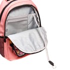 Рюкзак школьный, 39 х 30 х 19 см, Grizzly, эргономичная спинка, розовый RG-362-3_2 - фото 22364419