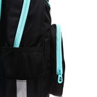 Рюкзак школьный, 40 х 25 х 13 см, Grizzly 364, эргономичная спинка, чёрный RG-364-4_1 - Фото 14