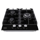Варочная поверхность NORDFROST HS 4532 B, газовая, 3 конфорки, чёрный - Фото 2