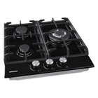 Варочная поверхность NORDFROST HS 4532 B, газовая, 3 конфорки, чёрный - Фото 4