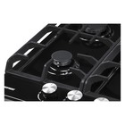 Варочная поверхность NORDFROST HS 4532 B, газовая, 3 конфорки, чёрный - Фото 6
