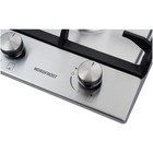 Варочная поверхность NORDFROST HS 3022 X, газовая, 2 конфорки, нержавеющая сталь - Фото 5