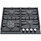 Варочная поверхность NORDFROST HM 6042 B, газовая, 4 конфорки, чёрный - Фото 2