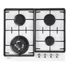 Варочная поверхность NORDFROST HM 6042 W, газовая, 4 конфорки, белый - Фото 1