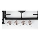 Варочная поверхность NORDFROST HM 6042 W, газовая, 4 конфорки, белый - Фото 4