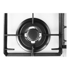 Варочная поверхность NORDFROST HM 6042 W, газовая, 4 конфорки, белый - Фото 6