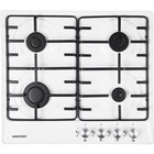 Варочная поверхность NORDFROST HS 6040 W, газовая, 4 конфорки, белый - Фото 1