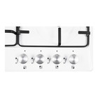 Варочная поверхность NORDFROST HS 6040 W, газовая, 4 конфорки, белый - Фото 6