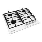 Варочная поверхность NORDFROST HS 6041 W, газовая, 4 конфорки, белый - Фото 3