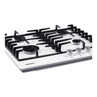 Варочная поверхность NORDFROST HS 6041 W, газовая, 4 конфорки, белый - Фото 5