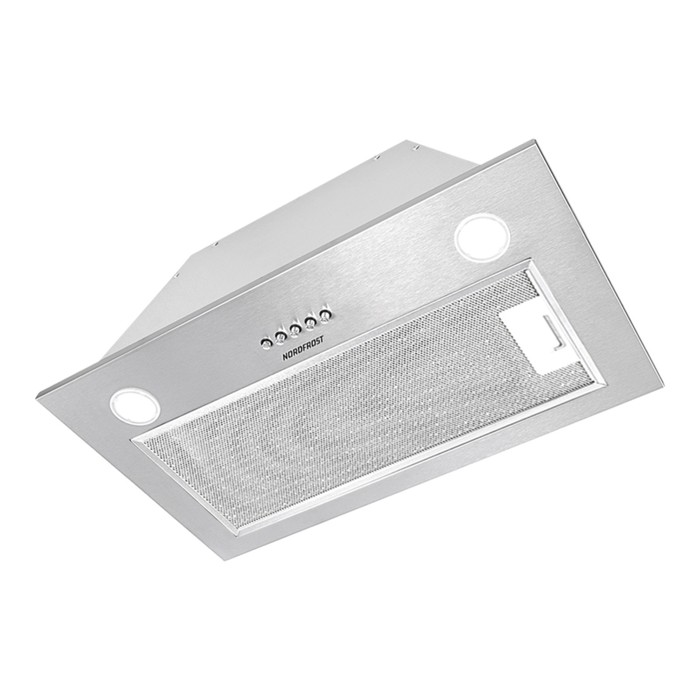 Вытяжка NORDFROST FB 6060 X, встраиваемая, 550 м3/ч, 3 скорости, нержавеющая сталь - Фото 1