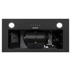 Вытяжка NORDFROST FB 6060 B, встраиваемая, 550 м3/ч, 3 скорости, чёрный - Фото 4