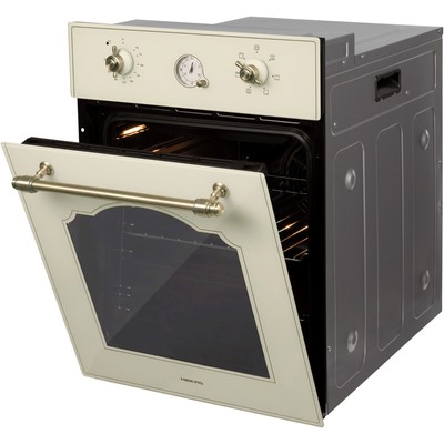 Духовой шкаф HIBERG VM 4360 RY, электрический, 50 л, бежевый