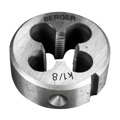 Плашка дюймовая BERGER BG1184, 1/8-27 NPT, внешний диаметр 25 мм