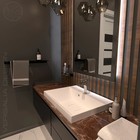 Раковина Uperwood Classic New 70 см, с декоративной крышкой для слива  (артикул 9630562)  большой выбор товаров оптом и в розницу по низким ценам с доставкой