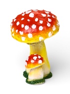 Садовая фигура из полистоуна «Грибы-мухоморы», 12×12×17 см - Фото 6