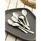 Ложка чайная Magistro Bravo, h=13.5 см, толщина 2 мм, нержавеющая сталь, серебристая - Фото 5