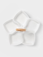 Менажница 5 ячеек BellaTenero, 25×25 см, фарфор, белая - Фото 3