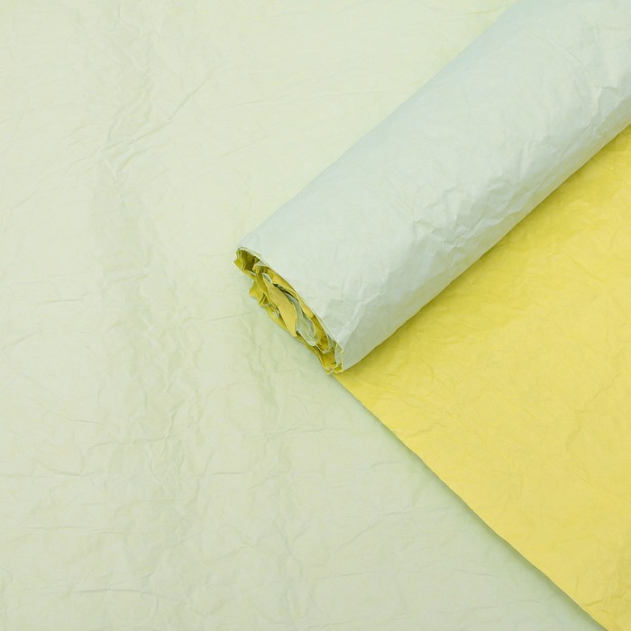 Бумага эколюкс «Салатово - жёлтая», 0.7 x 5 м