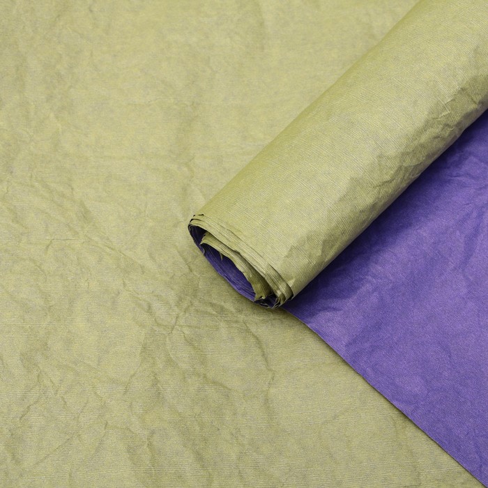 Бумага эколюкс «Хаки - фиолетовая», 0.7 x 5 м