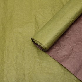 Бумага эколюкс «Хаки - коричневая», 0.7 x 5 м