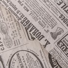 Бумага эколюкс «Газета», 0.7 x 5 м - фото 805675464