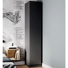 Шкаф – пенал «Мадера», 400×520×2100 мм, цвет графит - Фото 1