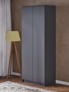 Шкаф распашной двухстворчатый «Мадера», 800×500×2100 мм, цвет графит - Фото 1