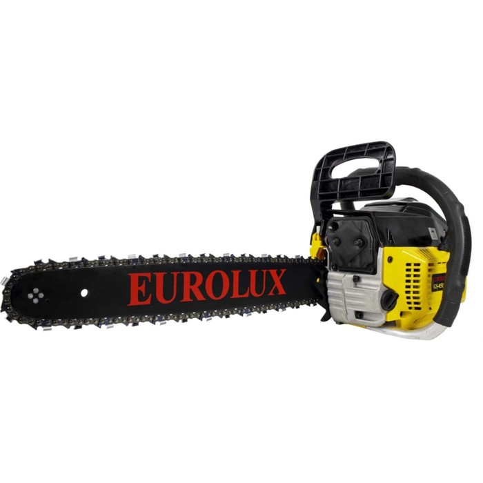 Бензопила Eurolux GS-4518, 3.1 л/с, 2.3 кВт, шина 50.5 см, паз 1.5 мм, бак 0.55 л