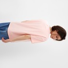 Футболка женская MINAKU "HEART" цвет персиковый, р-р 42 - фото 22365347