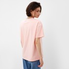 Футболка женская MINAKU HEART, персиковая, размер 48 - фото 46815245