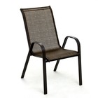 Набор садовой мебели: Стол квадратный и 2 стула коричневого цвета, нагрузка до 120 кг - Фото 6