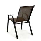 Набор садовой мебели: Стол квадратный и 2 стула коричневого цвета, нагрузка до 120 кг - Фото 8