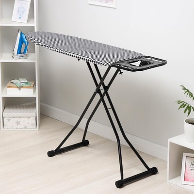 УЦЕНКА Доска гладильная Haushalt XL houndstooth, 1235×460 мм, чехол разрыв материала