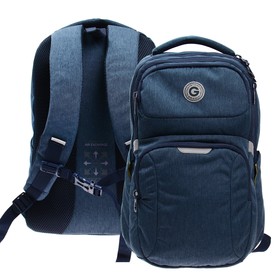 Рюкзак молодёжный Grizzly, 41 х 27 х 17 см, эргономичная спинка, отделение для ноутбука