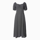 Платье женское, цвет чёрный, размер 48 - фото 25275775