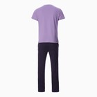 Комплект домашний мужской (джемпер/брюки), цвет лаванда/графит, размер 50 (L) - Фото 9